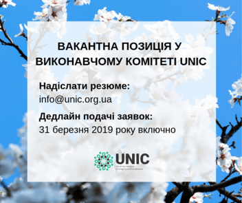 
          A vacant member position in the UNIC Executive Committee
        