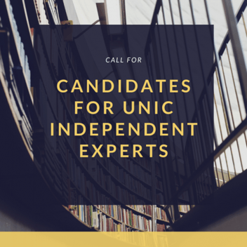 
          Additional сall for submission of expressions of interest from candidates for UNIC independent experts!
        