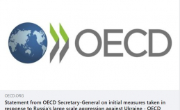 OECD: Council strongly condemns Russia's aggression and withdraws invitations for diplomats and ministers